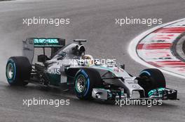 Lewis Hamilton (GBR) Mercedes AMG F1 W05. 19.04.2014. Formula 1 World Championship, Rd 4, Chinese Grand Prix, Shanghai, China, Qualifying Day.