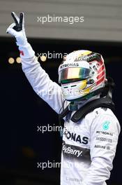 Pole for Lewis Hamilton (GBR) Mercedes AMG F1. 19.04.2014. Formula 1 World Championship, Rd 4, Chinese Grand Prix, Shanghai, China, Qualifying Day.