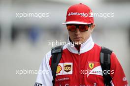 Kimi Raikkonen (FIN) Ferrari. 19.04.2014. Formula 1 World Championship, Rd 4, Chinese Grand Prix, Shanghai, China, Qualifying Day.