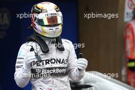 pole for Lewis Hamilton (GBR) Mercedes AMG F1. 19.04.2014. Formula 1 World Championship, Rd 4, Chinese Grand Prix, Shanghai, China, Qualifying Day.