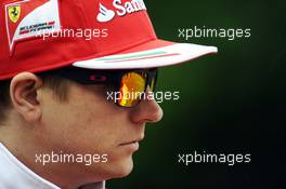 Kimi Raikkonen (FIN) Ferrari. 19.04.2014. Formula 1 World Championship, Rd 4, Chinese Grand Prix, Shanghai, China, Qualifying Day.