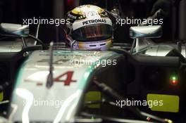 Lewis Hamilton (GBR) Mercedes AMG F1 W05. 19.04.2014. Formula 1 World Championship, Rd 4, Chinese Grand Prix, Shanghai, China, Qualifying Day.