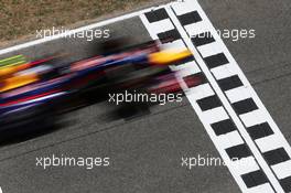 Daniel Ricciardo (AUS) Red Bull Racing RB10. 09.05.2014. Formula 1 World Championship, Rd 5, Spanish Grand Prix, Barcelona, Spain, Practice Day.