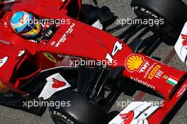 Fernando Alonso (ESP) Ferrari F14-T. 09.05.2014. Formula 1 World Championship, Rd 5, Spanish Grand Prix, Barcelona, Spain, Practice Day.