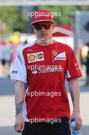 Kimi Raikkonen (FIN) Ferrari. 09.05.2014. Formula 1 World Championship, Rd 5, Spanish Grand Prix, Barcelona, Spain, Practice Day.