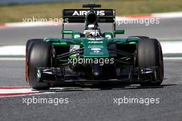 Kamui Kobayashi (JPN), Caterham F1 Team  09.05.2014. Formula 1 World Championship, Rd 5, Spanish Grand Prix, Barcelona, Spain, Practice Day.