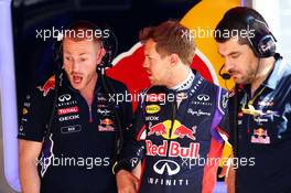 Sebastian Vettel (GER) Red Bull Racing.  09.05.2014. Formula 1 World Championship, Rd 5, Spanish Grand Prix, Barcelona, Spain, Practice Day.
