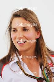 Simona de Silvestro (SUI) Sauber F1 Team Test Driver. 09.05.2014. Formula 1 World Championship, Rd 5, Spanish Grand Prix, Barcelona, Spain, Practice Day.