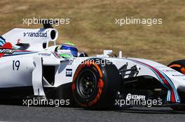 Felipe Massa (BRA) Williams FW36. 09.05.2014. Formula 1 World Championship, Rd 5, Spanish Grand Prix, Barcelona, Spain, Practice Day.