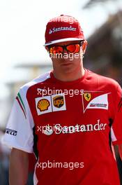 Kimi Raikkonen (FIN) Ferrari. 09.05.2014. Formula 1 World Championship, Rd 5, Spanish Grand Prix, Barcelona, Spain, Practice Day.