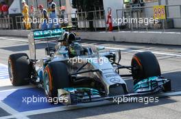 Nico Rosberg (GER) Mercedes AMG F1 W05. 09.05.2014. Formula 1 World Championship, Rd 5, Spanish Grand Prix, Barcelona, Spain, Practice Day.