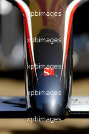 Sauber F1 Team front wing 09.05.2014. Formula 1 World Championship, Rd 5, Spanish Grand Prix, Barcelona, Spain, Practice Day.