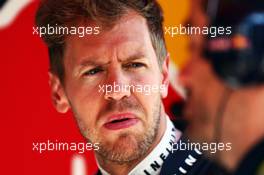 Sebastian Vettel (GER) Red Bull Racing. 09.05.2014. Formula 1 World Championship, Rd 5, Spanish Grand Prix, Barcelona, Spain, Practice Day.