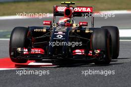 Pastor Maldonado (VEN), Lotus F1 Team  09.05.2014. Formula 1 World Championship, Rd 5, Spanish Grand Prix, Barcelona, Spain, Practice Day.