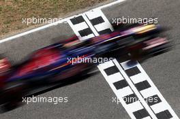 Jean-Eric Vergne (FRA) Scuderia Toro Rosso STR9. 09.05.2014. Formula 1 World Championship, Rd 5, Spanish Grand Prix, Barcelona, Spain, Practice Day.