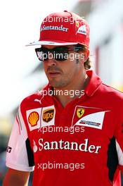 Fernando Alonso (ESP) Ferrari. 09.05.2014. Formula 1 World Championship, Rd 5, Spanish Grand Prix, Barcelona, Spain, Practice Day.