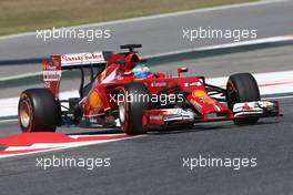 Fernando Alonso (ESP), Scuderia Ferrari  09.05.2014. Formula 1 World Championship, Rd 5, Spanish Grand Prix, Barcelona, Spain, Practice Day.