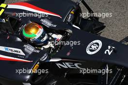 Esteban Gutierrez (MEX) Sauber C33. 09.05.2014. Formula 1 World Championship, Rd 5, Spanish Grand Prix, Barcelona, Spain, Practice Day.