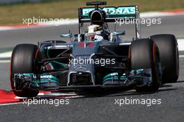 Lewis Hamilton (GBR), Mercedes AMG F1 Team  09.05.2014. Formula 1 World Championship, Rd 5, Spanish Grand Prix, Barcelona, Spain, Practice Day.