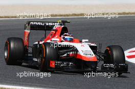 Max Chilton (GBR) Marussia F1 Team MR03. 09.05.2014. Formula 1 World Championship, Rd 5, Spanish Grand Prix, Barcelona, Spain, Practice Day.