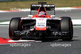 Jules Bianchi (FRA), Marussia F1 Team   09.05.2014. Formula 1 World Championship, Rd 5, Spanish Grand Prix, Barcelona, Spain, Practice Day.
