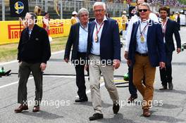 Jean Todt (FRA) FIA President (Left) on the grid. 11.05.2014. Formula 1 World Championship, Rd 5, Spanish Grand Prix, Barcelona, Spain, Race Day.