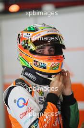 Sergio Perez (MEX) Sahara Force India F1. 11.05.2014. Formula 1 World Championship, Rd 5, Spanish Grand Prix, Barcelona, Spain, Race Day.