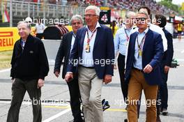 Jean Todt (FRA) FIA President (Left) on the grid. 11.05.2014. Formula 1 World Championship, Rd 5, Spanish Grand Prix, Barcelona, Spain, Race Day.