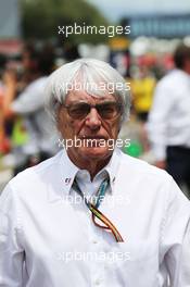 Bernie Ecclestone (GBR) on the grid. 11.05.2014. Formula 1 World Championship, Rd 5, Spanish Grand Prix, Barcelona, Spain, Race Day.