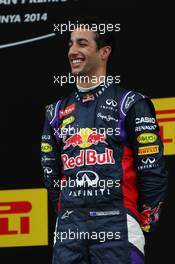 3rd place Daniel Ricciardo (AUS) Red Bull Racing RB10. 11.05.2014. Formula 1 World Championship, Rd 5, Spanish Grand Prix, Barcelona, Spain, Race Day.
