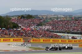 Esteban Gutierrez (MEX) Sauber C33. 11.05.2014. Formula 1 World Championship, Rd 5, Spanish Grand Prix, Barcelona, Spain, Race Day.