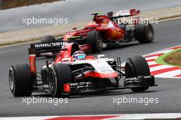 Max Chilton (GBR) Marussia F1 Team MR03. 11.05.2014. Formula 1 World Championship, Rd 5, Spanish Grand Prix, Barcelona, Spain, Race Day.