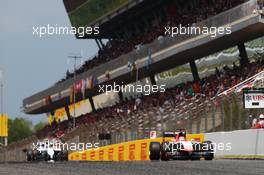 Jules Bianchi (FRA) Marussia F1 Team MR03. 11.05.2014. Formula 1 World Championship, Rd 5, Spanish Grand Prix, Barcelona, Spain, Race Day.