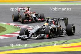 Esteban Gutierrez (MEX), Sauber F1 Team  11.05.2014. Formula 1 World Championship, Rd 5, Spanish Grand Prix, Barcelona, Spain, Race Day.