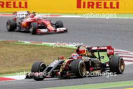 Romain Grosjean (FRA), Lotus F1 Team  11.05.2014. Formula 1 World Championship, Rd 5, Spanish Grand Prix, Barcelona, Spain, Race Day.