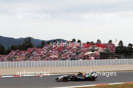 Sergio Perez (MEX) Sahara Force India F1 VJM07. 11.05.2014. Formula 1 World Championship, Rd 5, Spanish Grand Prix, Barcelona, Spain, Race Day.