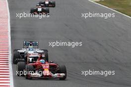 Fernando Alonso (ESP) Ferrari F14-T. 11.05.2014. Formula 1 World Championship, Rd 5, Spanish Grand Prix, Barcelona, Spain, Race Day.