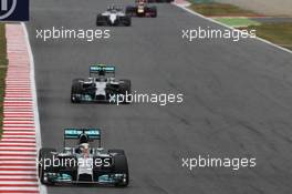 Lewis Hamilton (GBR) Mercedes AMG F1 W05. 11.05.2014. Formula 1 World Championship, Rd 5, Spanish Grand Prix, Barcelona, Spain, Race Day.