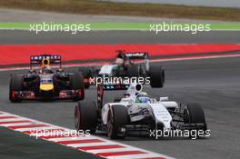Felipe Massa (BRA) Williams FW36. 11.05.2014. Formula 1 World Championship, Rd 5, Spanish Grand Prix, Barcelona, Spain, Race Day.