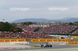 Nico Rosberg (GER) Mercedes AMG F1 W05. 11.05.2014. Formula 1 World Championship, Rd 5, Spanish Grand Prix, Barcelona, Spain, Race Day.