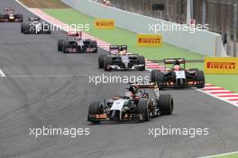 Nico Hulkenberg (GER), Sahara Force India  11.05.2014. Formula 1 World Championship, Rd 5, Spanish Grand Prix, Barcelona, Spain, Race Day.