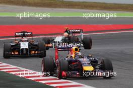 Sebastian Vettel (GER) Red Bull Racing RB10. 11.05.2014. Formula 1 World Championship, Rd 5, Spanish Grand Prix, Barcelona, Spain, Race Day.