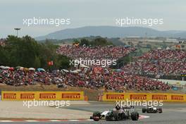 Nico Hulkenberg (GER), Sahara Force India  11.05.2014. Formula 1 World Championship, Rd 5, Spanish Grand Prix, Barcelona, Spain, Race Day.