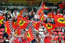 Ferrari fans with flags. 11.05.2014. Formula 1 World Championship, Rd 5, Spanish Grand Prix, Barcelona, Spain, Race Day.