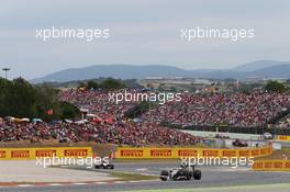 Adrian Sutil (GER) Sauber C33. 11.05.2014. Formula 1 World Championship, Rd 5, Spanish Grand Prix, Barcelona, Spain, Race Day.