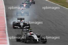 Kevin Magnussen (DEN) McLaren MP4-29. 11.05.2014. Formula 1 World Championship, Rd 5, Spanish Grand Prix, Barcelona, Spain, Race Day.
