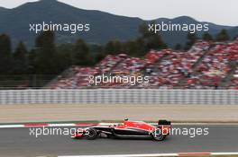 Max Chilton (GBR) Marussia F1 Team MR03. 11.05.2014. Formula 1 World Championship, Rd 5, Spanish Grand Prix, Barcelona, Spain, Race Day.