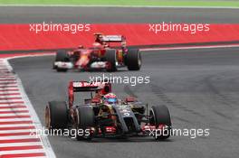 Romain Grosjean (FRA) Lotus F1 E22. 11.05.2014. Formula 1 World Championship, Rd 5, Spanish Grand Prix, Barcelona, Spain, Race Day.