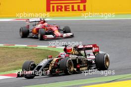Romain Grosjean (FRA), Lotus F1 Team  11.05.2014. Formula 1 World Championship, Rd 5, Spanish Grand Prix, Barcelona, Spain, Race Day.