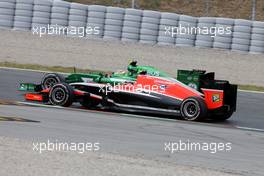 Max Chilton (GBR), Marussia F1 Team and Marcus Ericsson (SWE), Caterham F1 Team  11.05.2014. Formula 1 World Championship, Rd 5, Spanish Grand Prix, Barcelona, Spain, Race Day.